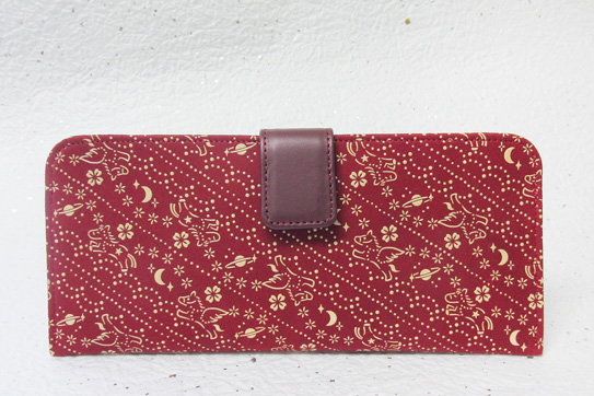 印伝　薄型長財布