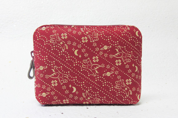 印伝　ミニポーチ